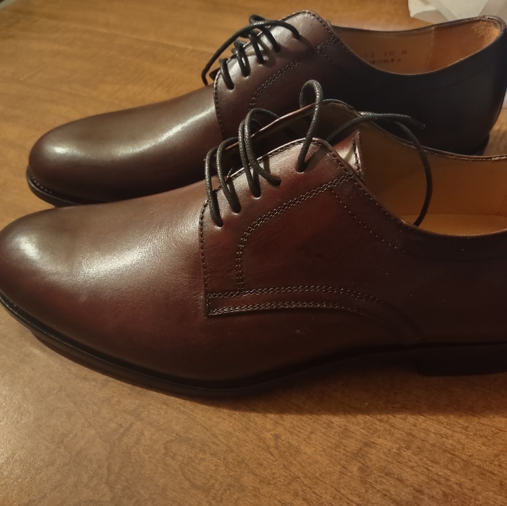 Mercanti Fiorentini Brown Leather Dress Shoes